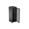 Szafa instalacyjna rack stojąca 19 cali 47U 800x800 drzwi perforowane LCD czarna (Flat pack)-15935305
