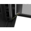 Szafa instalacyjna rack stojąca 19 cali 47U 800x800 drzwi perforowane LCD czarna (Flat pack)-15935311