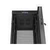Szafa instalacyjna rack stojąca 19 cali 32U 600x600 drzwi perforowane LCD czarna (Flat pack)-15936772