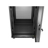 Szafa instalacyjna rack stojąca 19 cali 32U 600x600 drzwi perforowane LCD czarna (Flat pack)-15936773