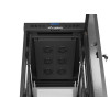 Szafa instalacyjna rack stojąca 19 cali 32U 600x1000 drzwi perforowane LCD czarna (Flat pack)-15936797