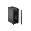 Szafa instalacyjna rack stojąca 19 cali 32U 600x1000 drzwi przeszklone LCD czarna (Flat pack)-15936806