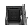 Szafa instalacyjna rack stojąca 19 cali 32U 600x1000 drzwi przeszklone LCD czarna (Flat pack)-15936810