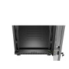 Szafa instalacyjna rack stojąca 19 cali 32U 600x1000 drzwi przeszklone LCD czarna (Flat pack)-15936811