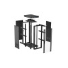 Szafa instalacyjna rack stojąca 19 cali 32U 600x1000 drzwi przeszklone LCD czarna (Flat pack)-15936813