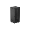 Szafa instalacyjna rack stojąca 19 cali 37U 800x800 drzwi perforowane LCD czarna (Flat pack)-15936830