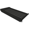 Półka stała 19 cali 1U głębokość 250mm Czarna-15982831