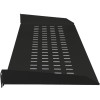 Półka stała 19 cali 1U głębokość 250mm Czarna-15982832