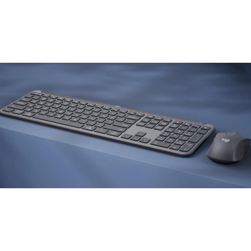 Logitech MK950 Signature for Business klawiatura Dołączona myszka Biuro RF Wireless + Bluetooth QWERTZ Niemiecki Grafito
