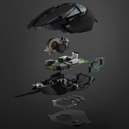Mysz Logitech G502 Hero 910-005470 (optyczna; 16000 DPI; kolor czarny)-15909174