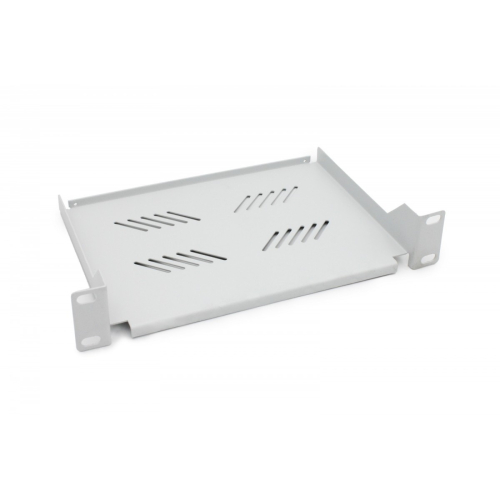 Półka do szaf 10" 1U, głębokość 150mm, szara