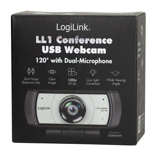 Kamera konferencyja, HD, USB, szeroki kąt 120, 2x mikrofon-15924096