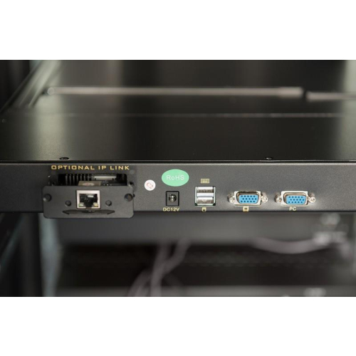 Konsola 17 cali LCD z touchpad KVM 16 portów 1U klawiatura US-15924160