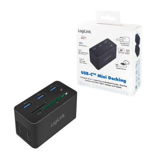 Stacja dokująca USB-C do laptopa, 4K/PD/RJ45-15924392