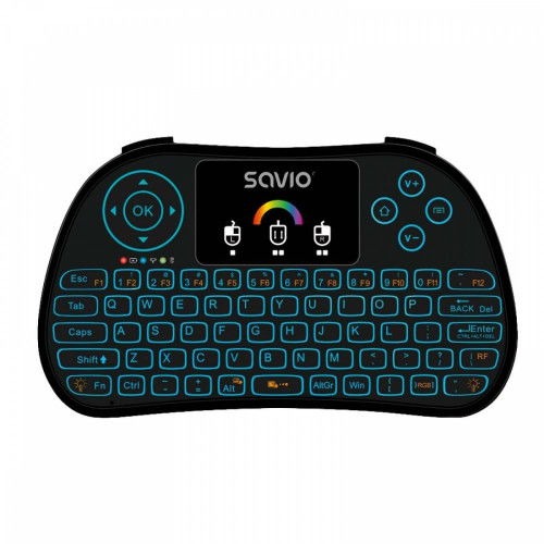 Podświetlana mini klawiatura bezprzewodowa RGB TV Box, Smart TV, konsole, PC, KW-03-7869097