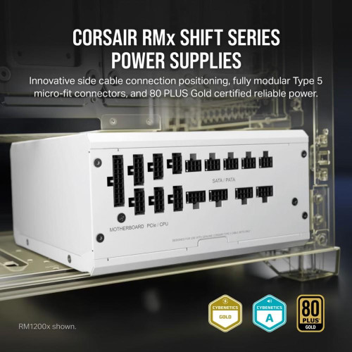 Zasilacz RM850X SHIFT 80+ GOLD ATX WHITE-15925702
