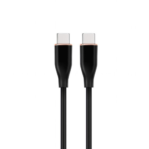 Kabel USB C(M) do USB C(M) 1.5M czarny