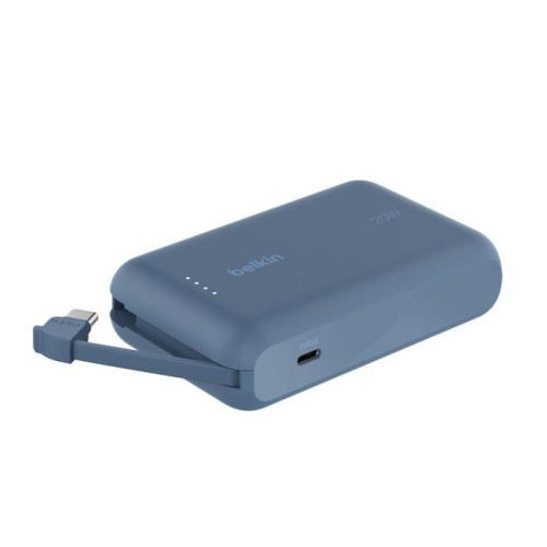 PowerBank BoostCharge 10k mAh 20w wbudowany kabel-C, port-C, niebieski-15927560