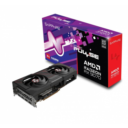 Karta graficzna Radeon RX 9070 PULSE 16GB GDDR6 256bit 2DP/2HDMI