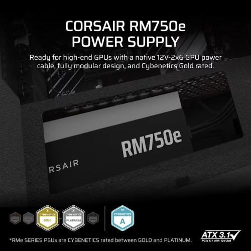Zasilacz RM750e PCIe 5.1 80+GOLD F.MODULAR ATX3.1-15929073