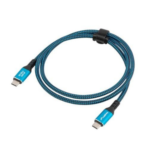 Kabel USB-C M/M USB4 1M 240W 8K 60HZ czarno-niebieski-15929561