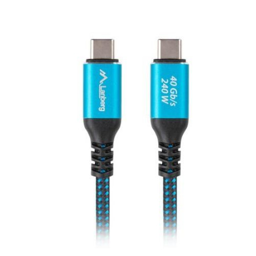 Kabel USB-C M/M USB4 2M 240W 8K 60HZ czarno-niebieski-15929572