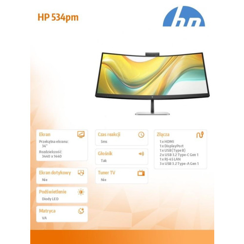 Monitor konferencyjny S5 Pro 534pm WQHD 9E0Z2UT#ABB-15930072
