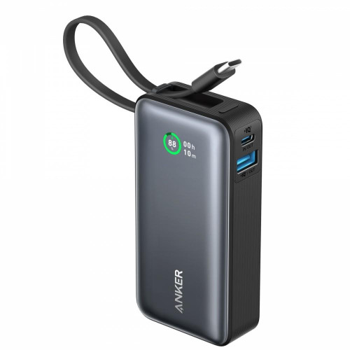 Powerbank 545 NANO 30W 10000mAh z wbudowanym kablem USB-C, czarny-15933058