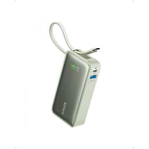 Powerbank 545 NANO 30W 10000mAh z wbudowanym kablem USB-C, zielony-15933061