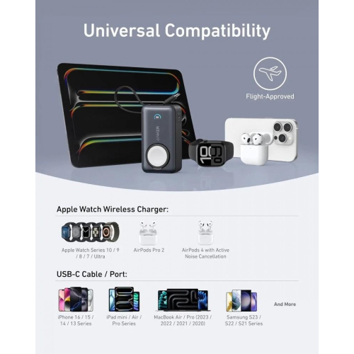 Powerbank Apple Watch MagGo 10000mAh czarny-15933071