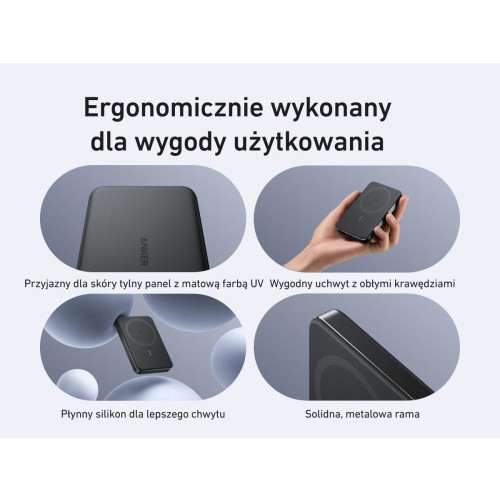Powerbank indukcyjny MagGo 10000mAh czarny-15933080