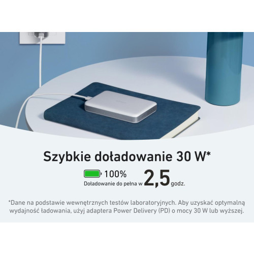 Powerbank indukcyjny MagGo 10000mAh biały-15933087