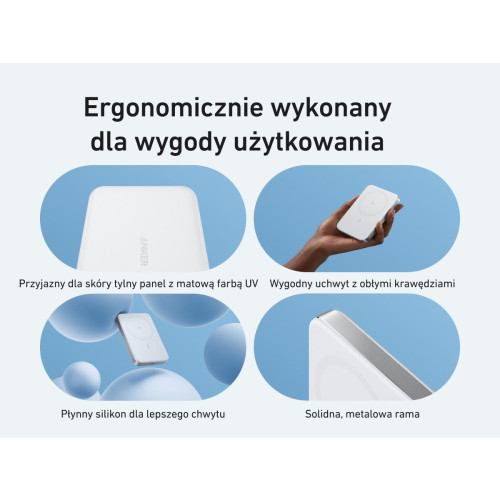 Powerbank indukcyjny MagGo 10000mAh biały-15933090