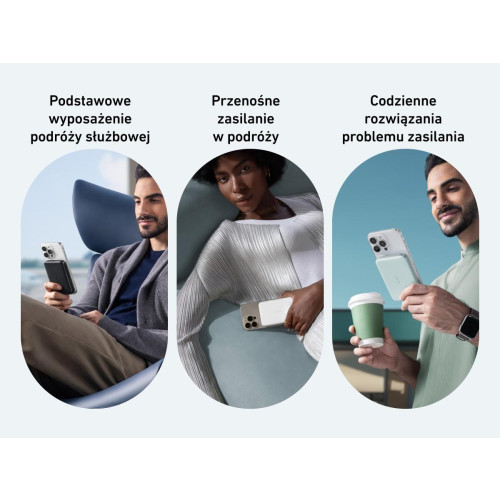 Powerbank indukcyjny MagGo 10000mAh biały-15933091
