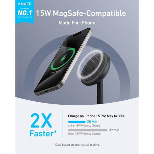 Ładowarka magnetyczna MagGo 15W czarna-15933248