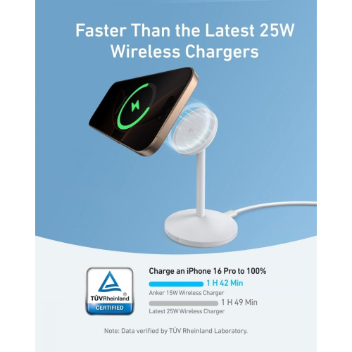 Ładowarka magnetyczna MagGo 15W biała-15933253