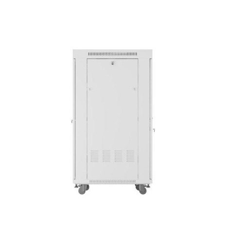 Szafa instalacyjna rack stojąca 19 cali 27U 600x800 drzwi perforowane LCD szara (Flat pack)-15933684