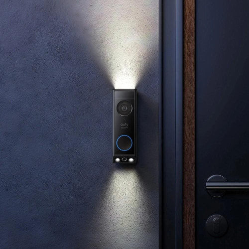Dzwonek do drzwi video doorbell E340 czarny-15933995