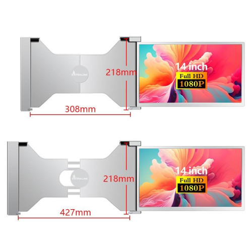 Przenośne monitory do laptopa Smart Life S14 14'' 2 monitory, IPS,1920x1200-15934413