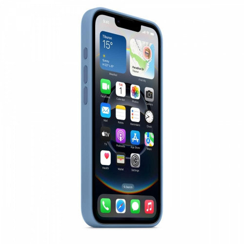 Etui silikonowe do iPhonea 16e - zimowy błękit-15935188