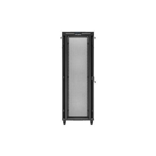 Szafa instalacyjna rack stojąca 19 cali 47U 800x800 drzwi perforowane LCD czarna (Flat pack)-15935313