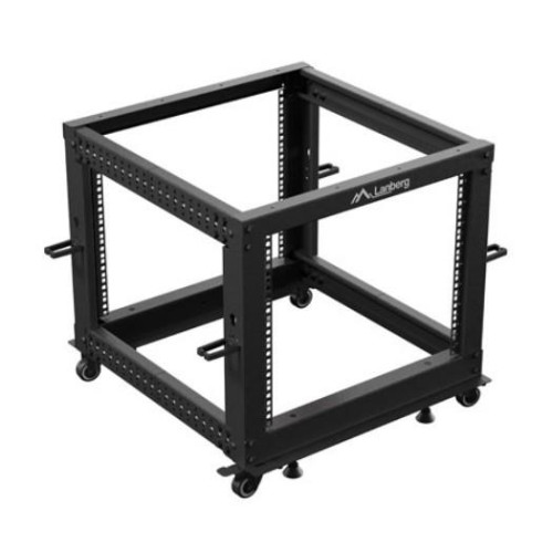 Open rack 19'' 9U 600x600-1100 regulowany czarny-15936335