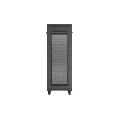 Szafa instalacyjna rack stojąca 19 cali 32U 600x1000 drzwi perforowane LCD czarna (Flat pack)-15936794