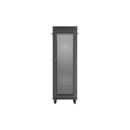 Szafa instalacyjna rack stojąca 19 cali 37U 600x600 drzwi perforowane LCD czarna (Flat pack)-15936820