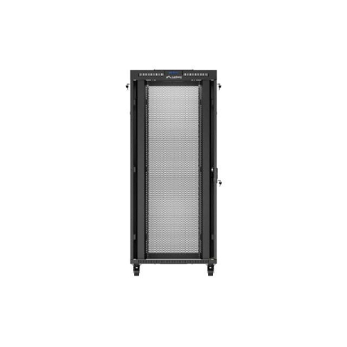 Szafa instalacyjna rack stojąca 19 cali 37U 800x800 drzwi perforowane LCD czarna (Flat pack)-15936840