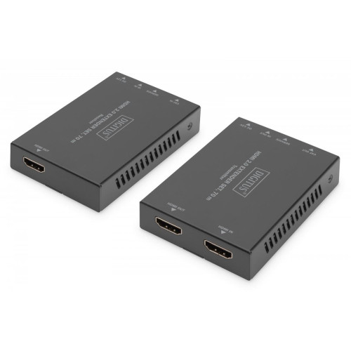 Przedłużacz / Extender HDMI 70m po skrętce kat.5e/6/7 4K 60Hz PoC (Power over Cable) (zestaw)-15936867