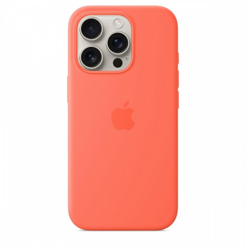 Etui silikonowe z MagSafe do iPhonea 16 Pro - mandarynkowe-15937485