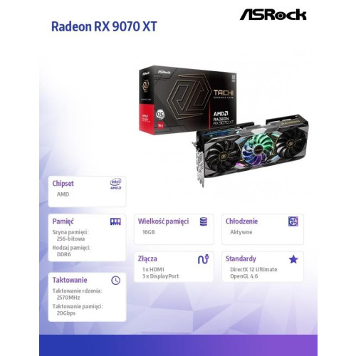 Karta graficzna Radeon RX 9070 XT Taichi 16GB-15983820