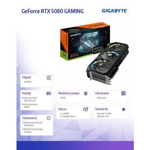 Karta graficzna GV-N5080GAMING OC-16GD GV-N5080GAMING OC-16GD-15983854