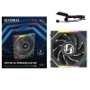 Lian Li UNI FAN SL Wireless LCD 120 Reverse Blade Obudowa komputera Wentylator 12 cm Czarny 1 szt.
